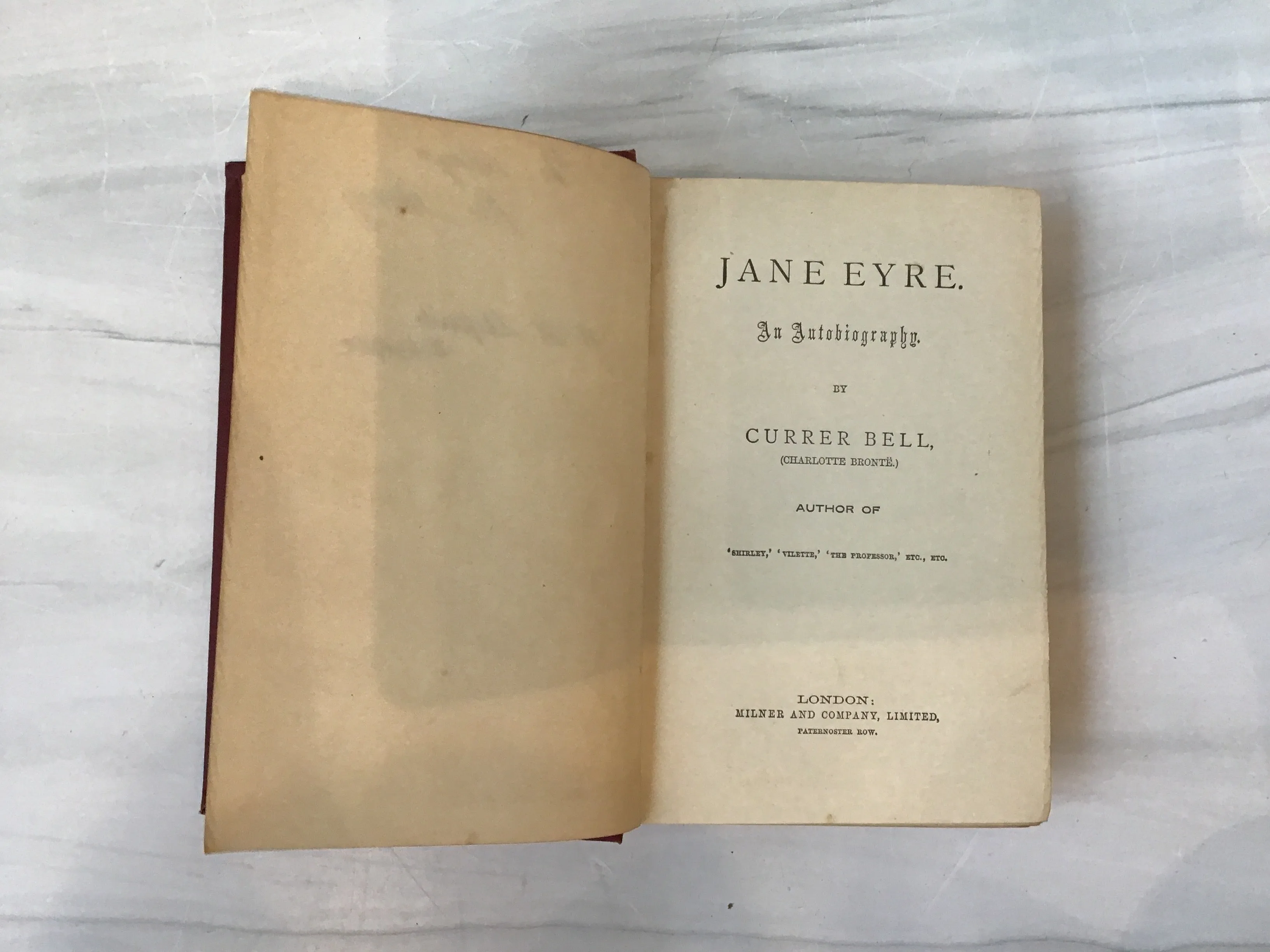 -Jane Eyre*