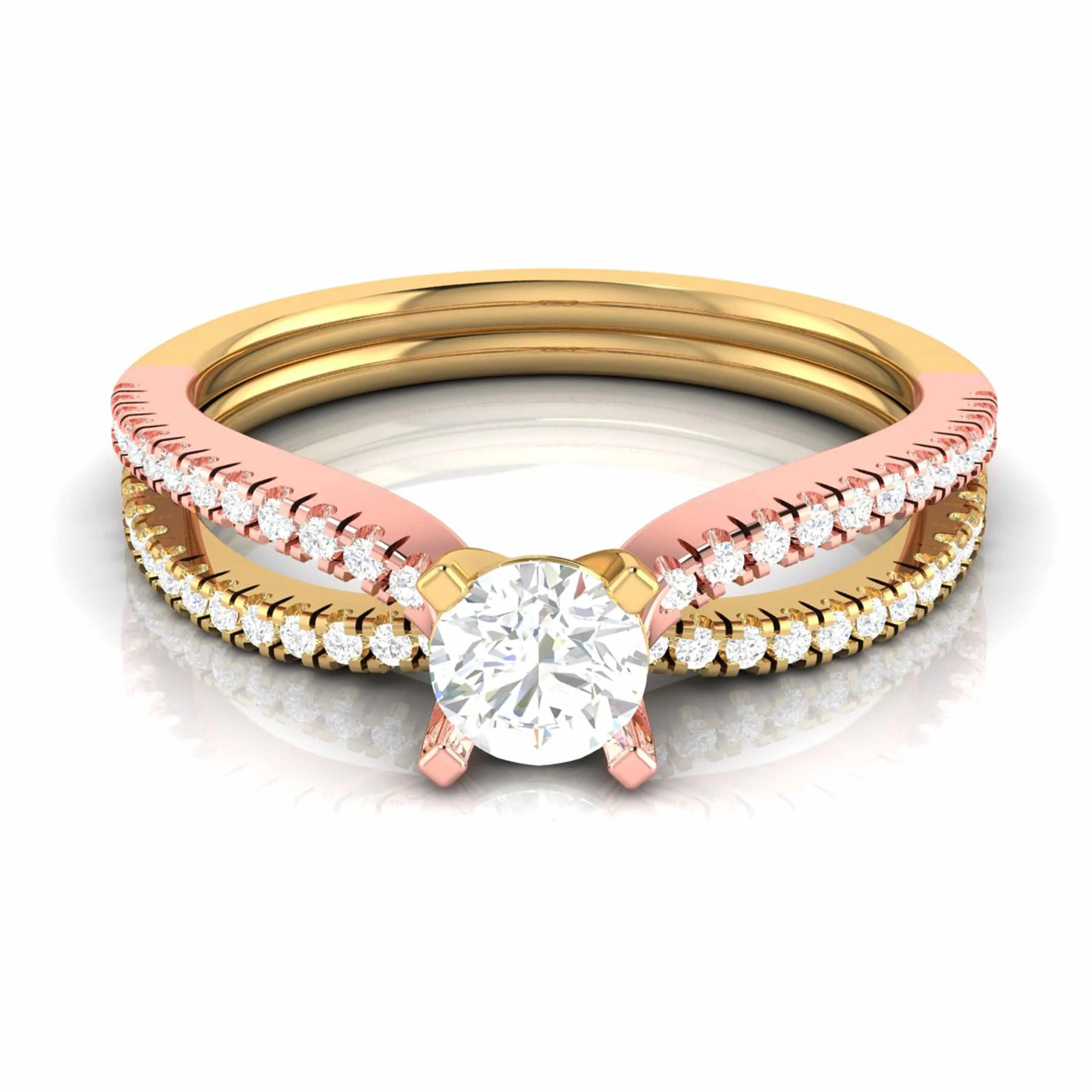 0.5 CT Dazzling Solitaire Diamond Ring