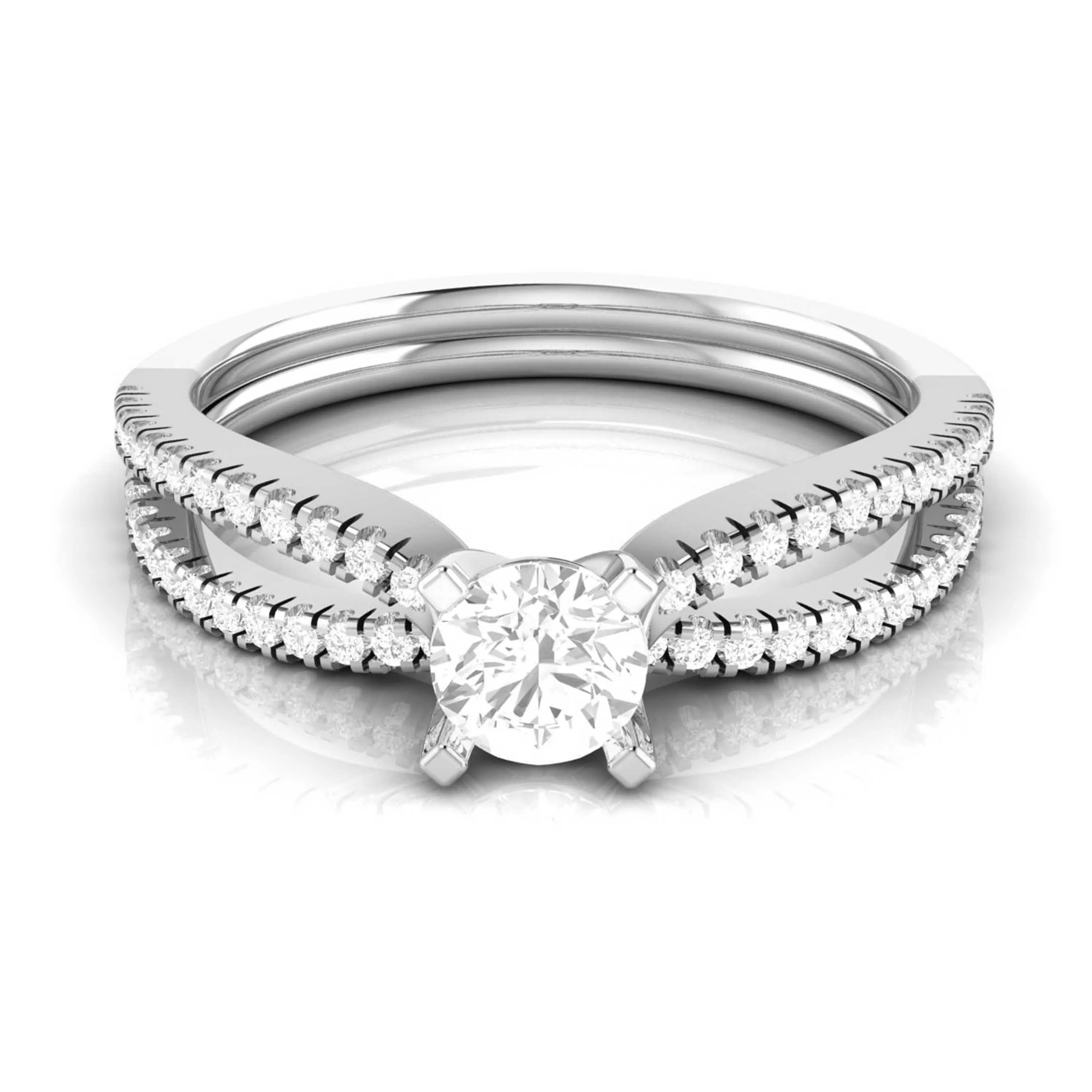 0.5 CT Dazzling Solitaire Diamond Ring