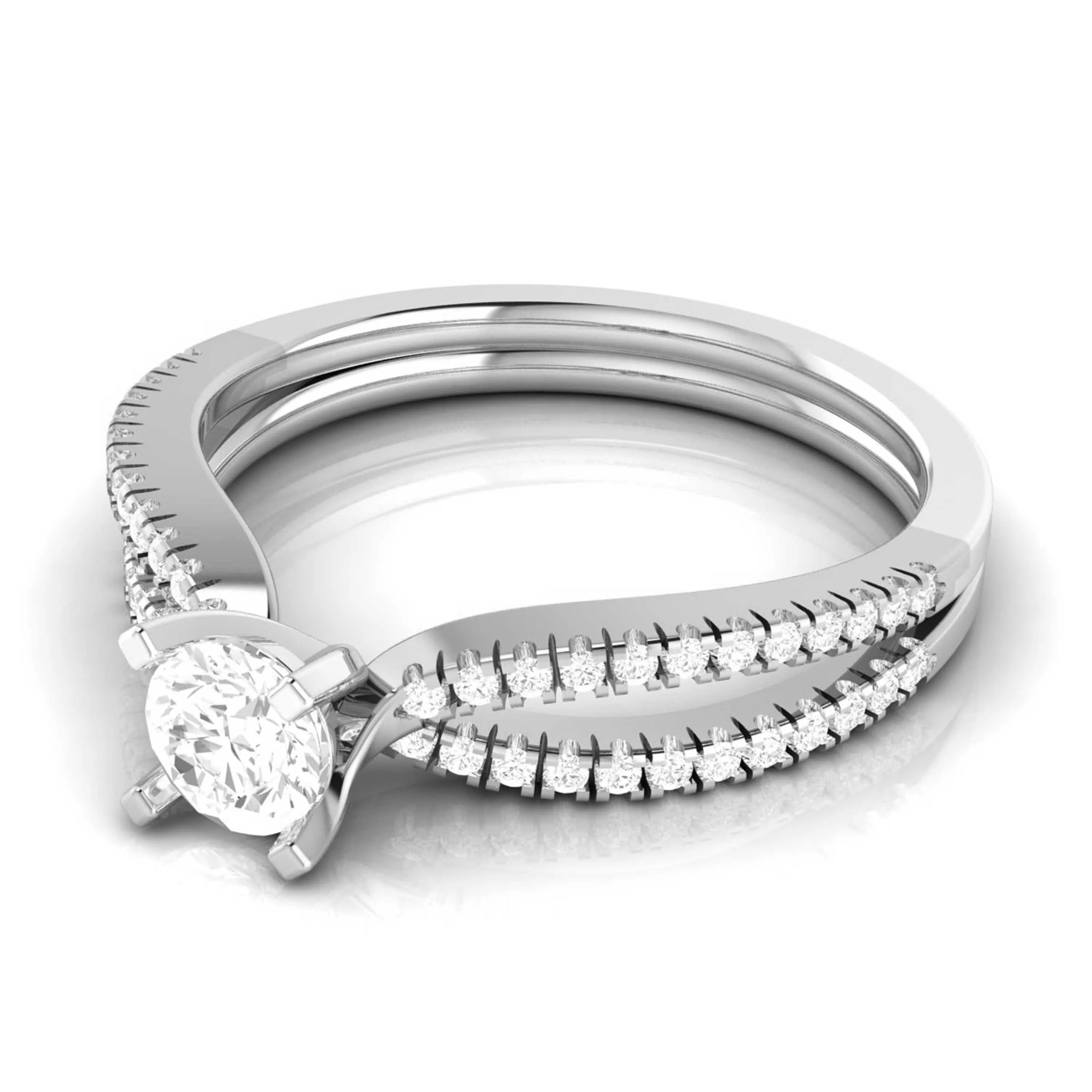 0.5 CT Dazzling Solitaire Diamond Ring