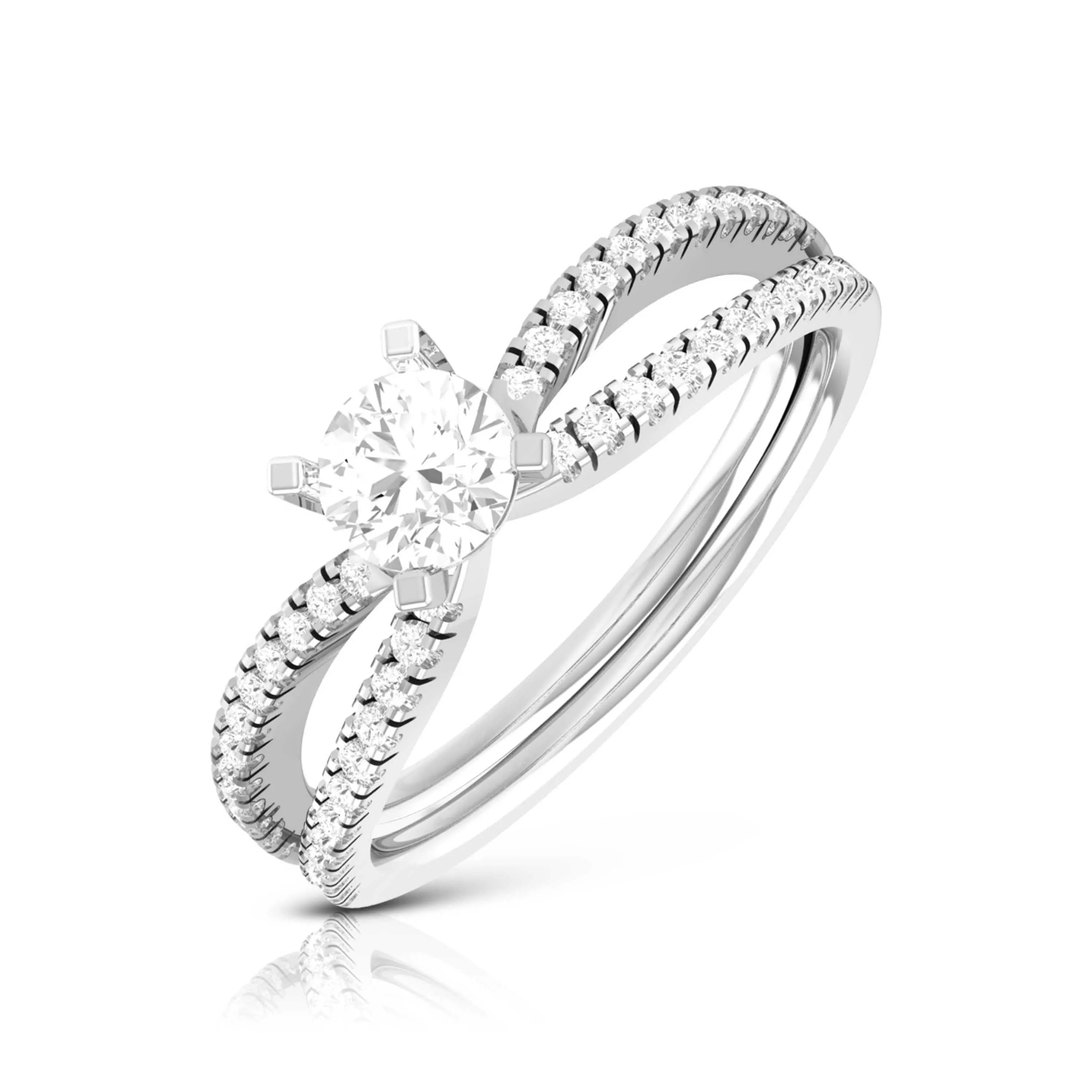 0.5 CT Dazzling Solitaire Diamond Ring