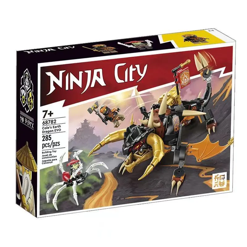 285pcs 68782 Cole's Earth Dragon EVO