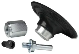 3M™ Roloc™ Hard Rubber Disc Pad Assembly w/Steel Shaft & Adaptor, 051144-05540