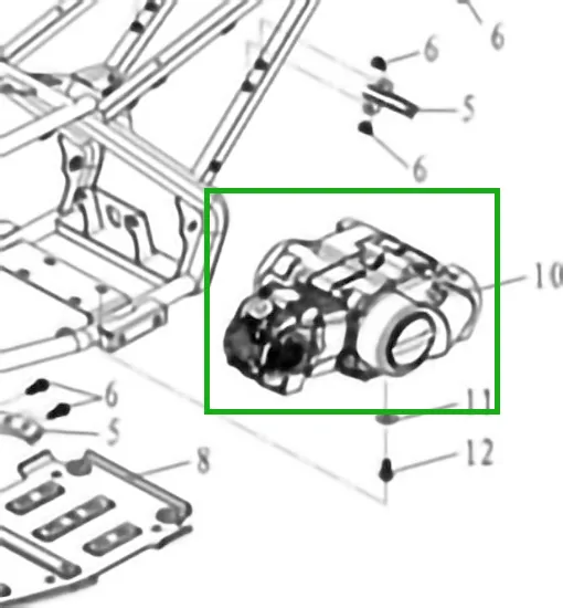 5048 | Engine | ATV125 | E1
