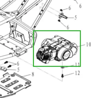 5048 | Engine | ATV125 | E1
