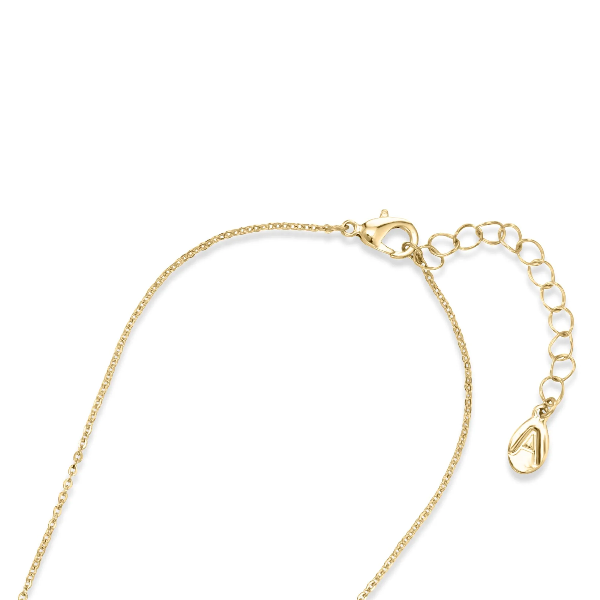 Accessorize London Women Gold Triple Pearl Chain Necklace
