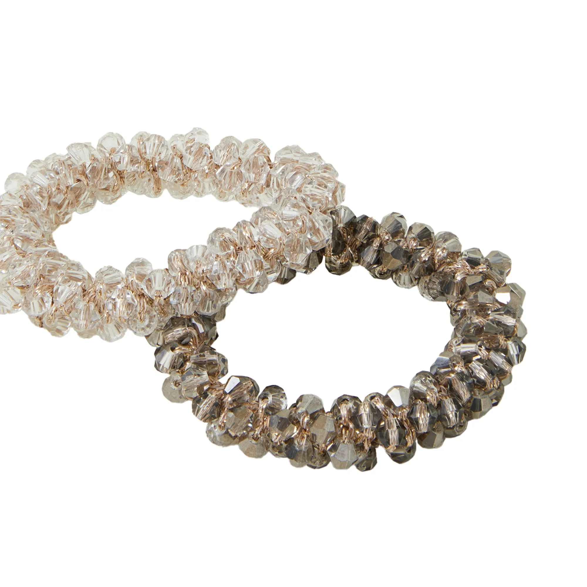 Accessorize London Women Multi Hair Sparkle Ponytail Holder Set Of 2