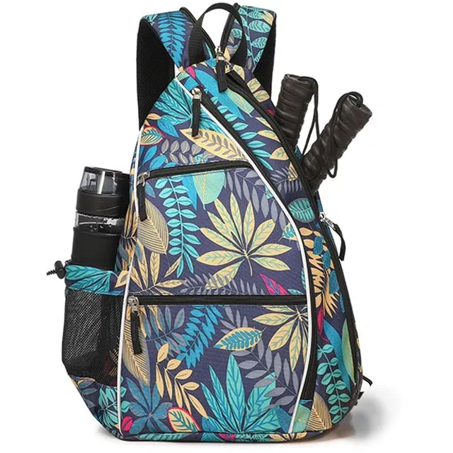 Adjustable Pickleball Tennis Backpack with Fence Hook