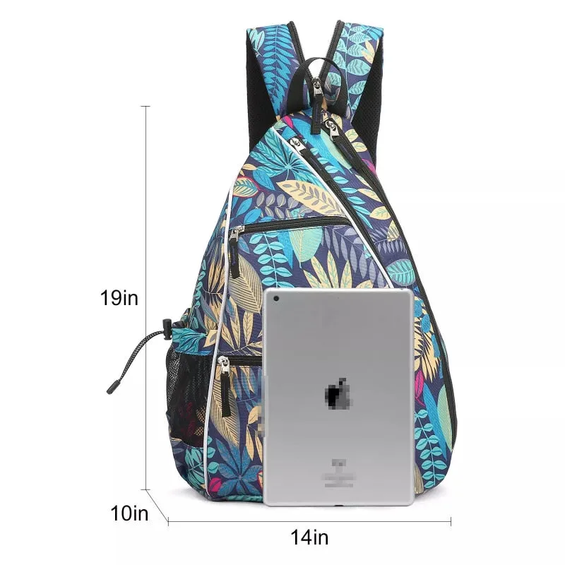 Adjustable Pickleball Tennis Backpack with Fence Hook