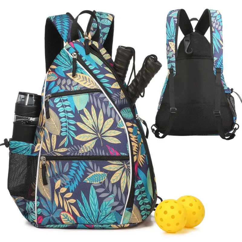Adjustable Pickleball Tennis Backpack with Fence Hook
