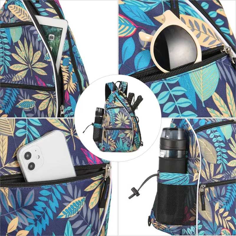 Adjustable Pickleball Tennis Backpack with Fence Hook