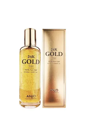 [ANJO] Professional 24K Gold Toner (120Ml /4.06 fl.oz.)