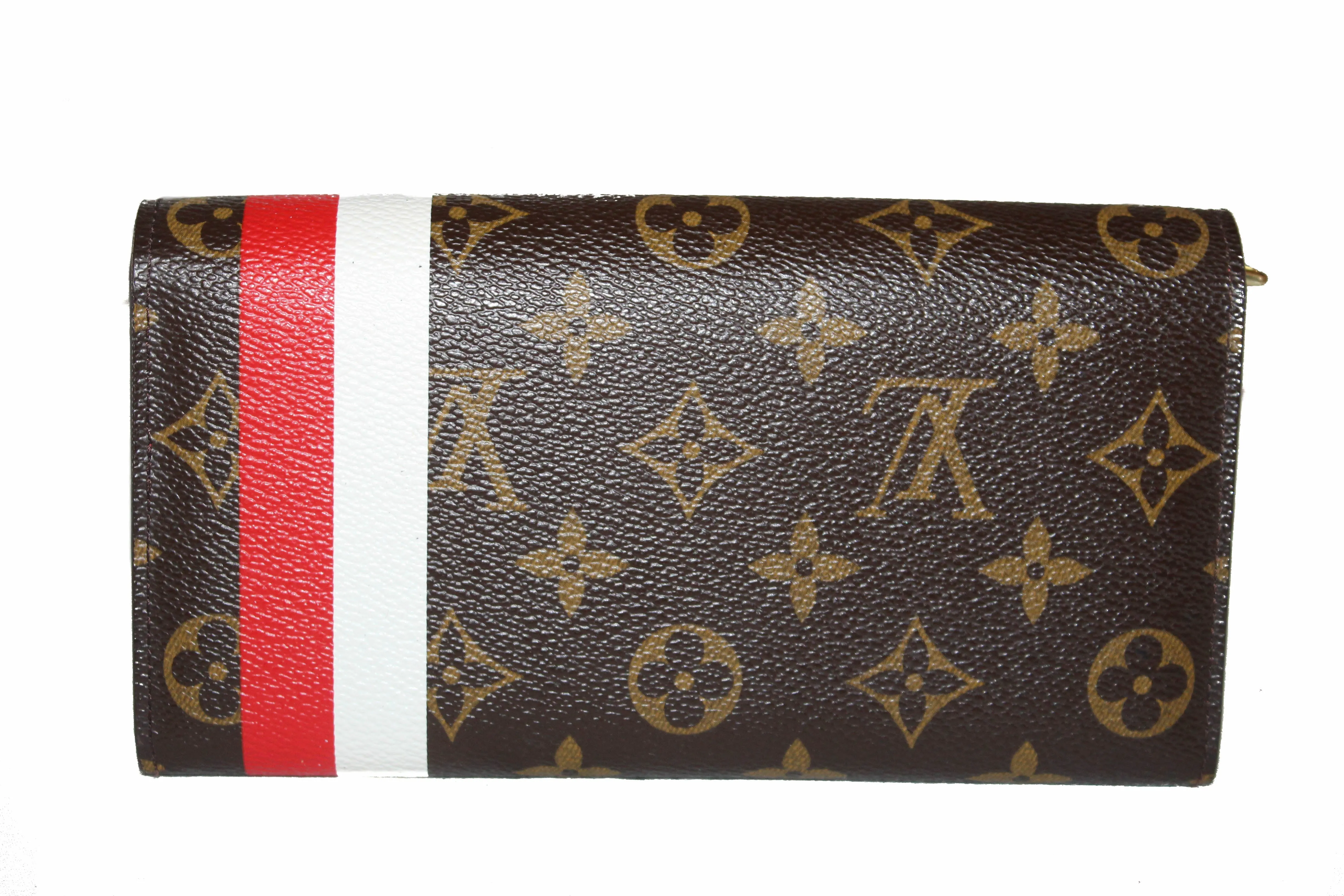 Authentic Louis Vuitton Limited Edition Monogram Groom Sarah Wallet