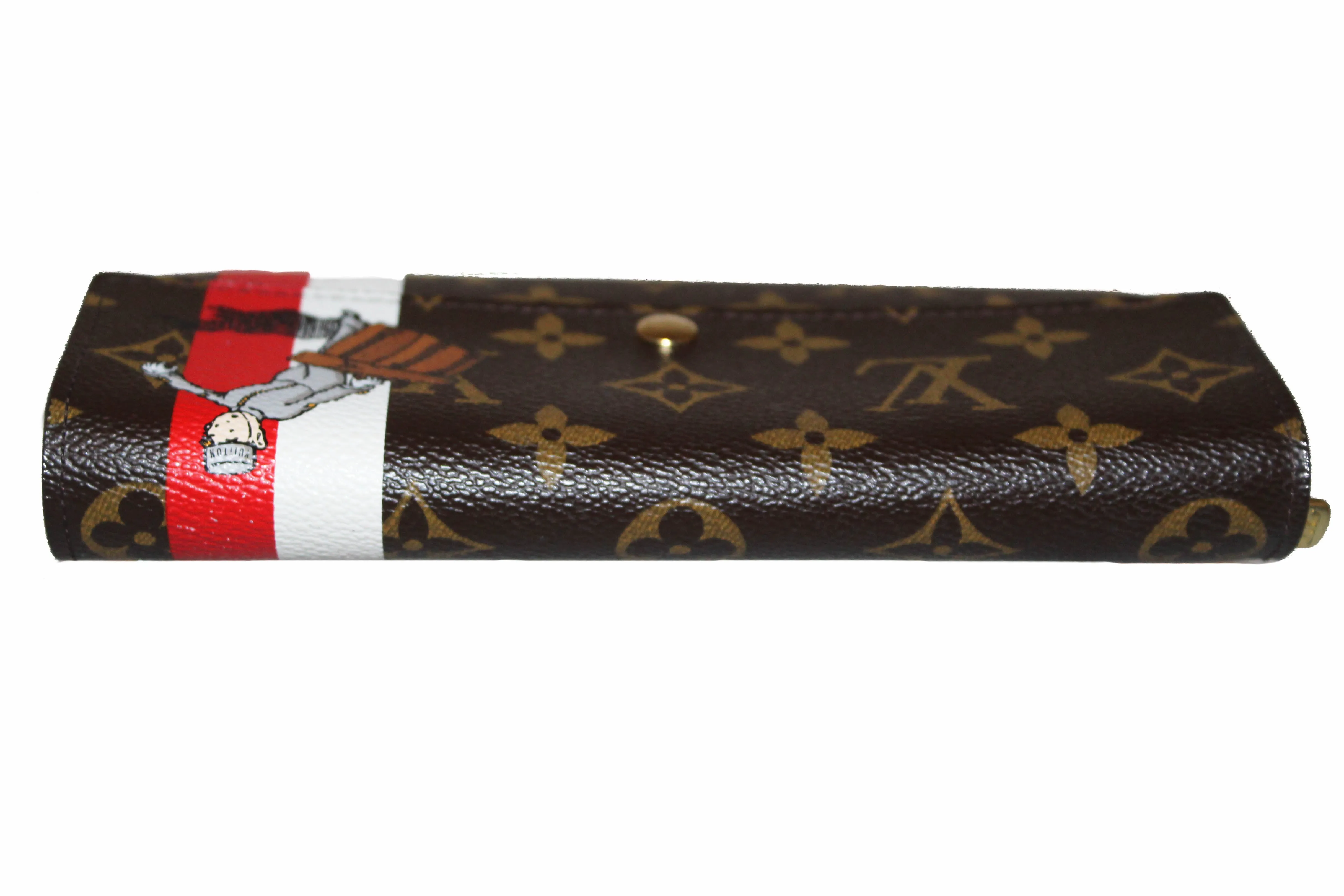 Authentic Louis Vuitton Limited Edition Monogram Groom Sarah Wallet