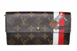 Authentic Louis Vuitton Limited Edition Monogram Groom Sarah Wallet