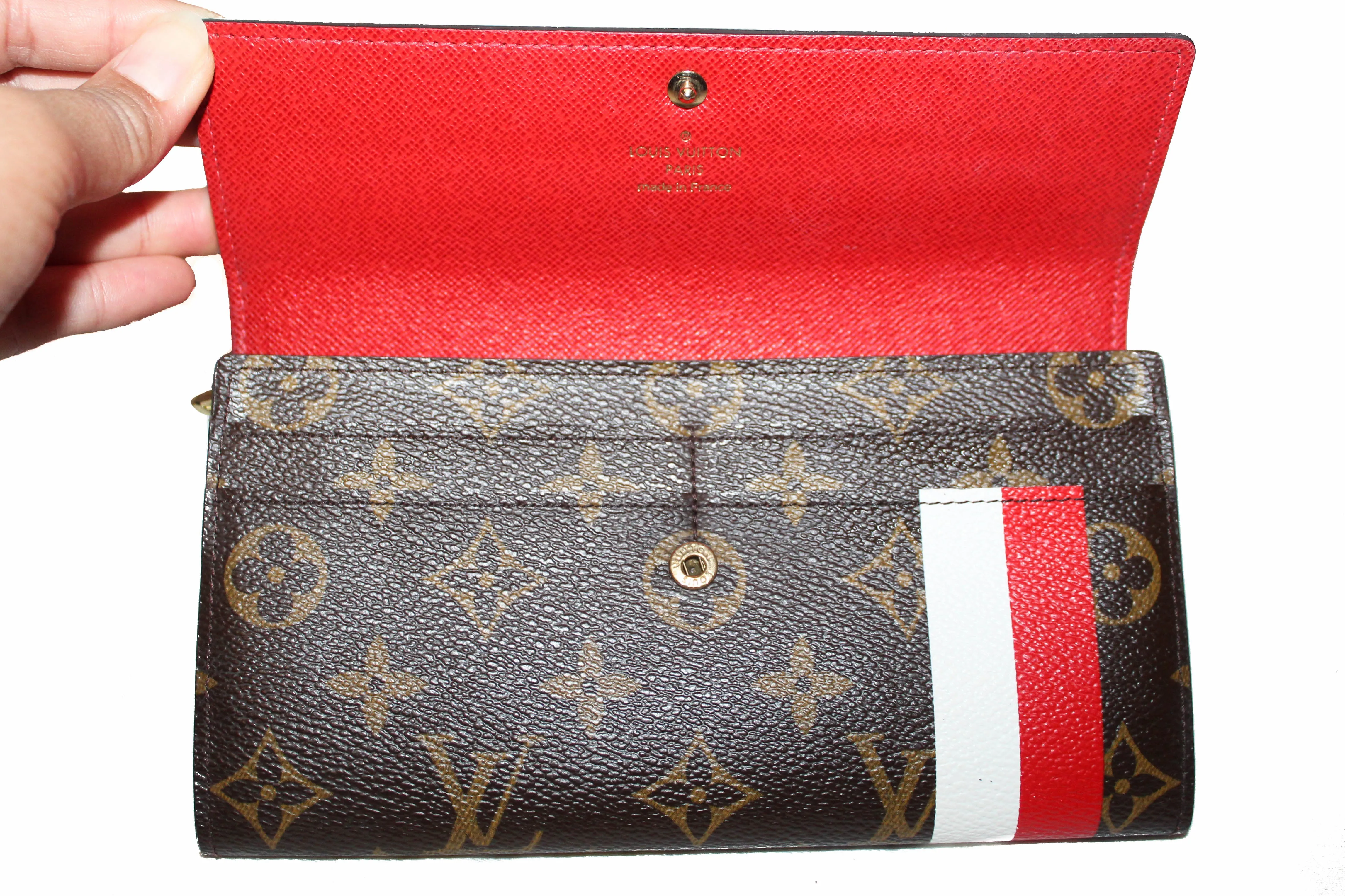 Authentic Louis Vuitton Limited Edition Monogram Groom Sarah Wallet