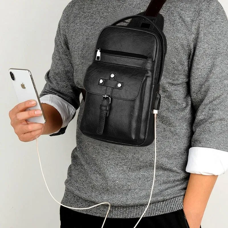 Backpack Waist Shoulder bag compatible with Ebook, Tablet and for AllCall S10 (2019) - Black