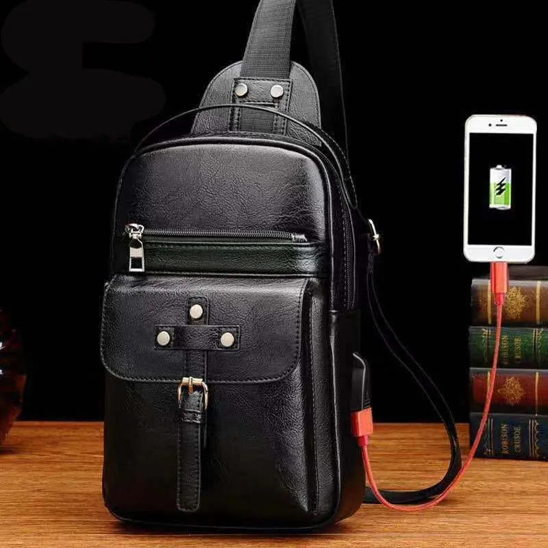 Backpack Waist Shoulder bag compatible with Ebook, Tablet and for AllCall S10 (2019) - Black