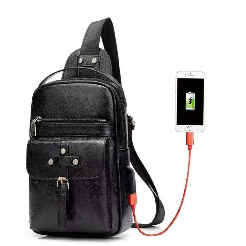 Backpack Waist Shoulder bag compatible with Ebook, Tablet and for AllCall S10 (2019) - Black