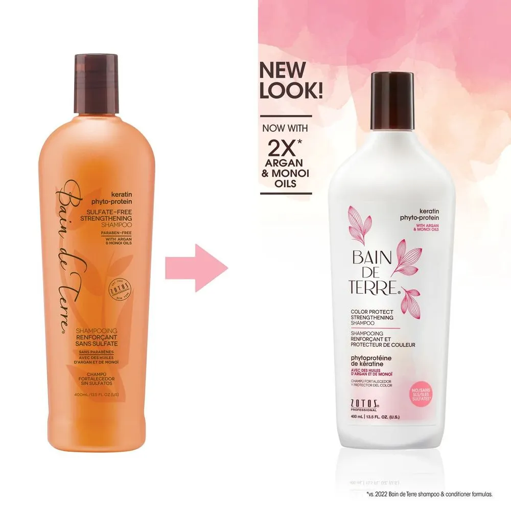 Bain de Terre Bain de Terre® Keratin Phyto-Protein Sulfate-Free Strengthening Shampoo