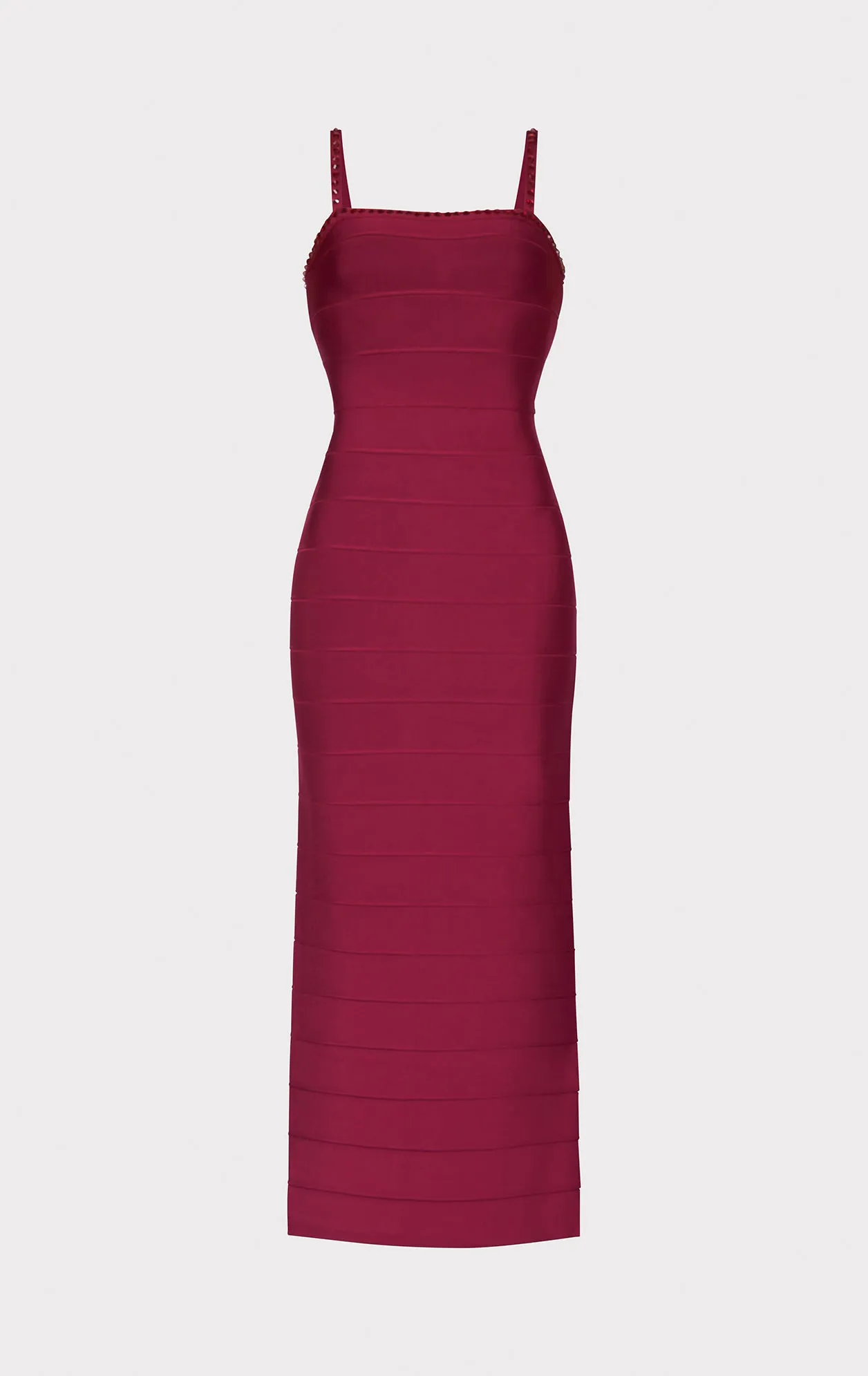 bandage spaghetti strap gown