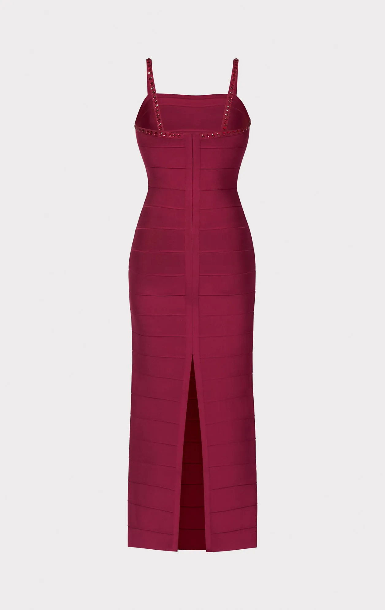 bandage spaghetti strap gown