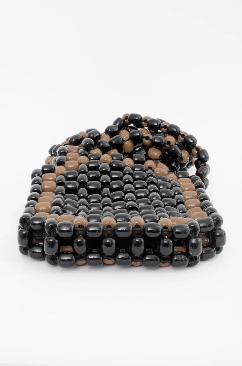BEADED SHOULDER BAG