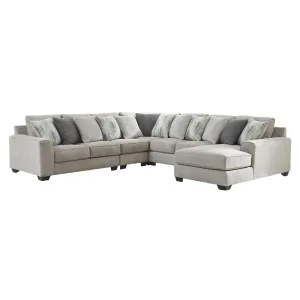 Benchcraft Ardsley Fabric 5 pc Sectional 3950455/3950446/3950477/3950434/3950417