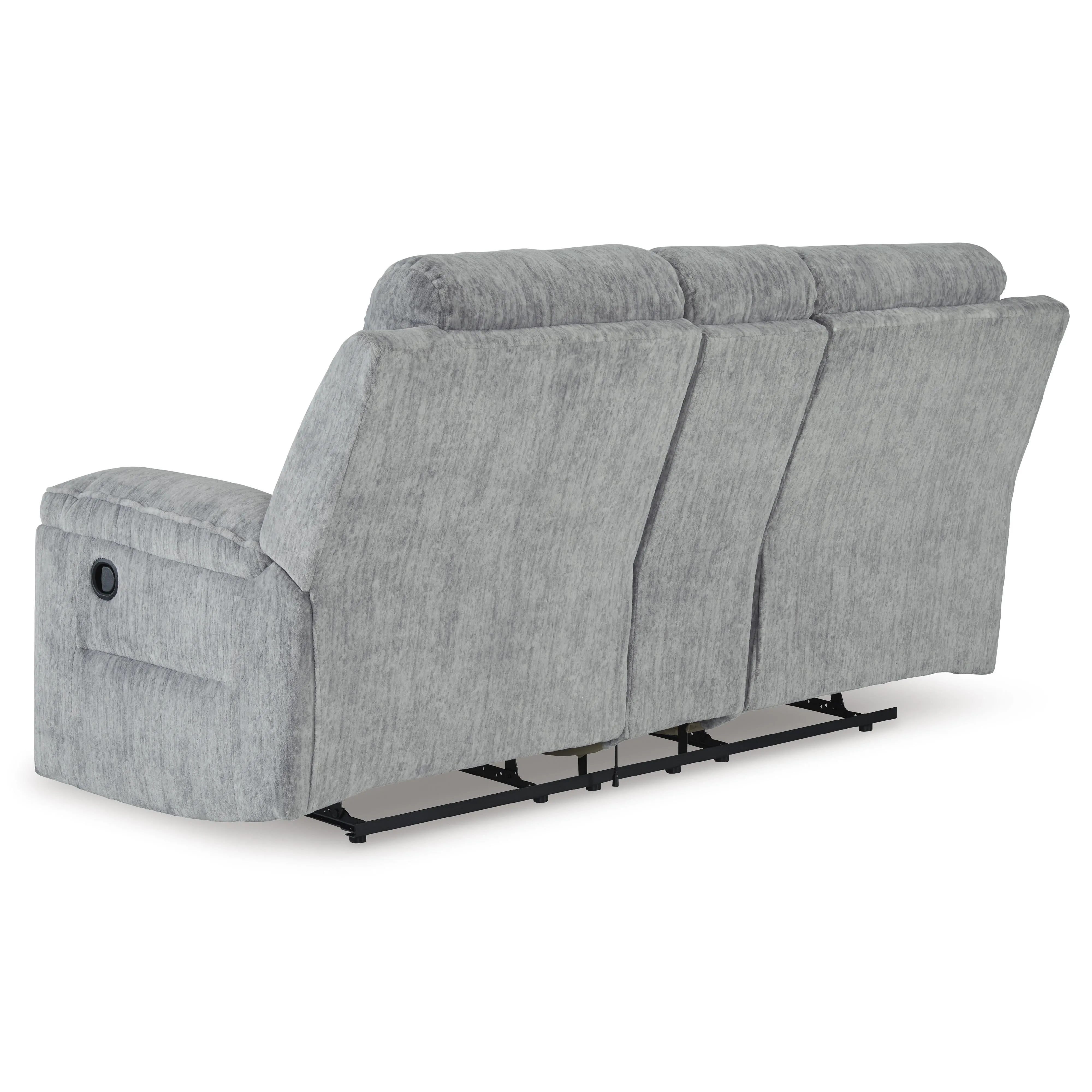 Benchcraft Buntington Reclining Fabric Loveseat with Console 3400494