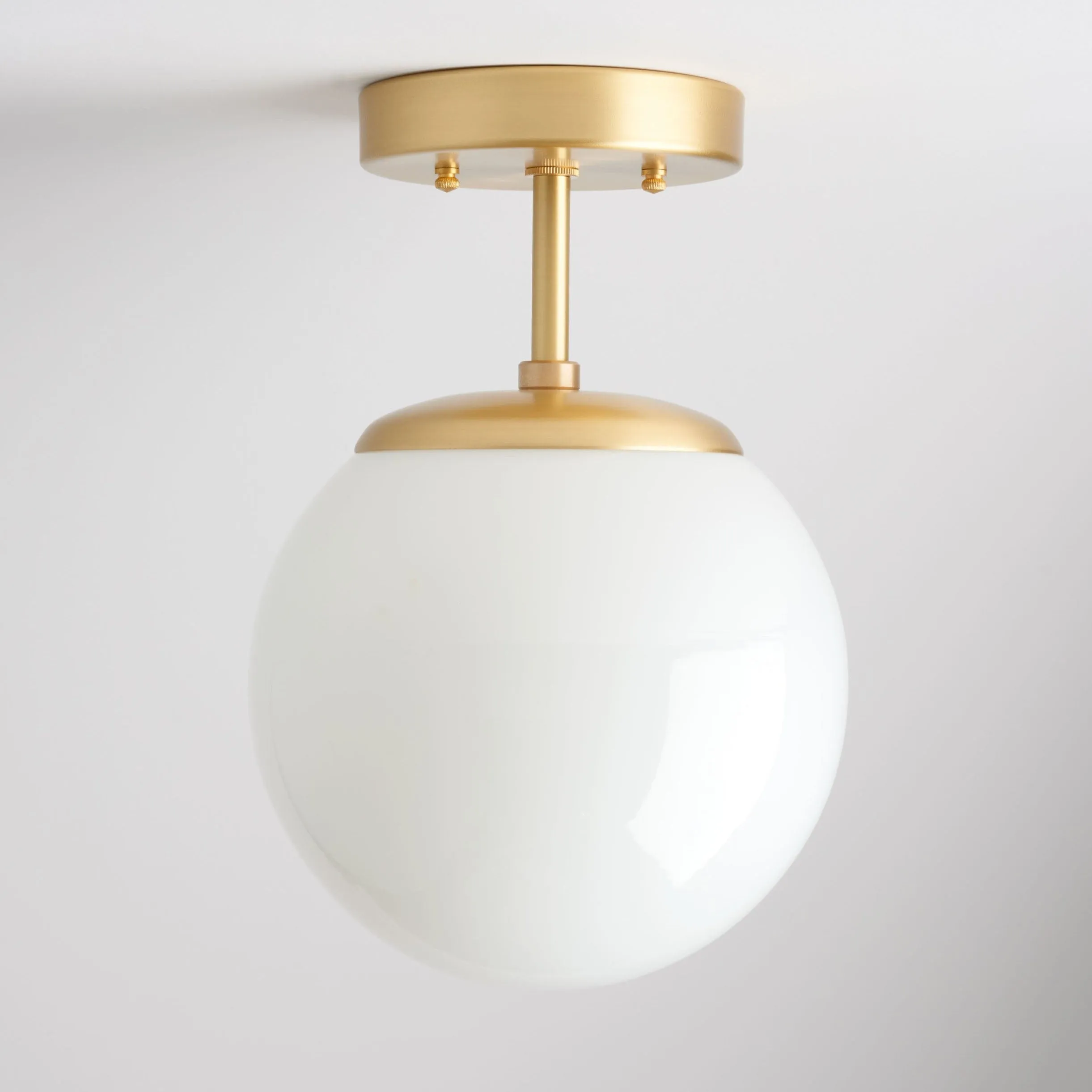Bennington (Opal) | Modern Semi-Flush