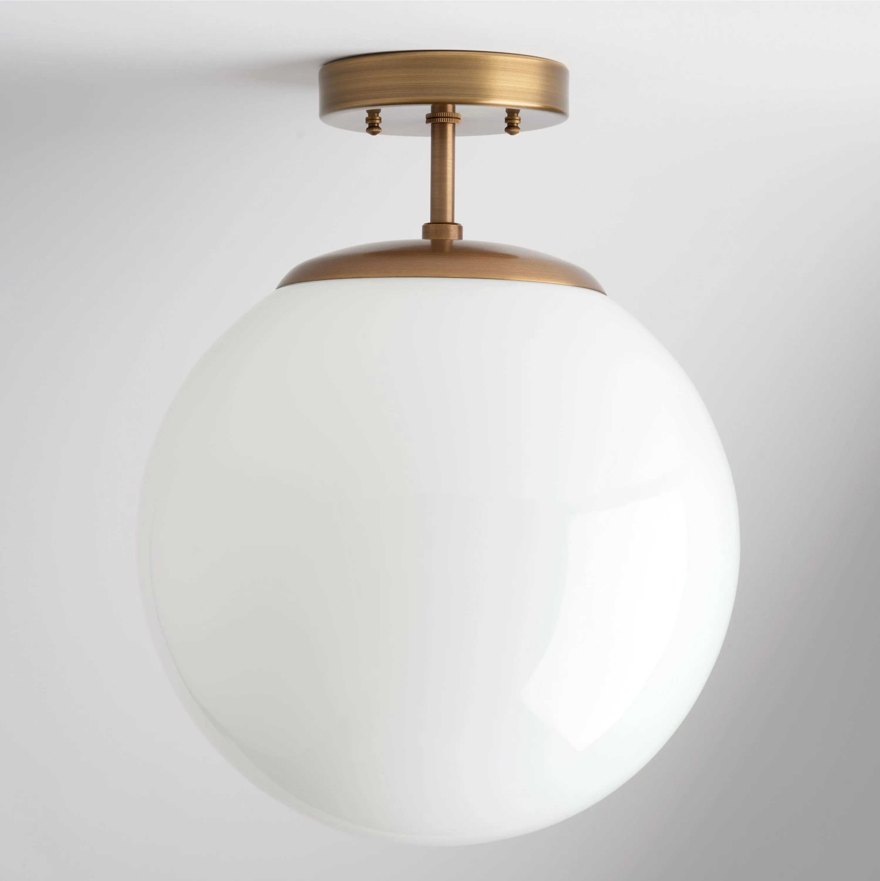 Bennington (Opal) | Modern Semi-Flush