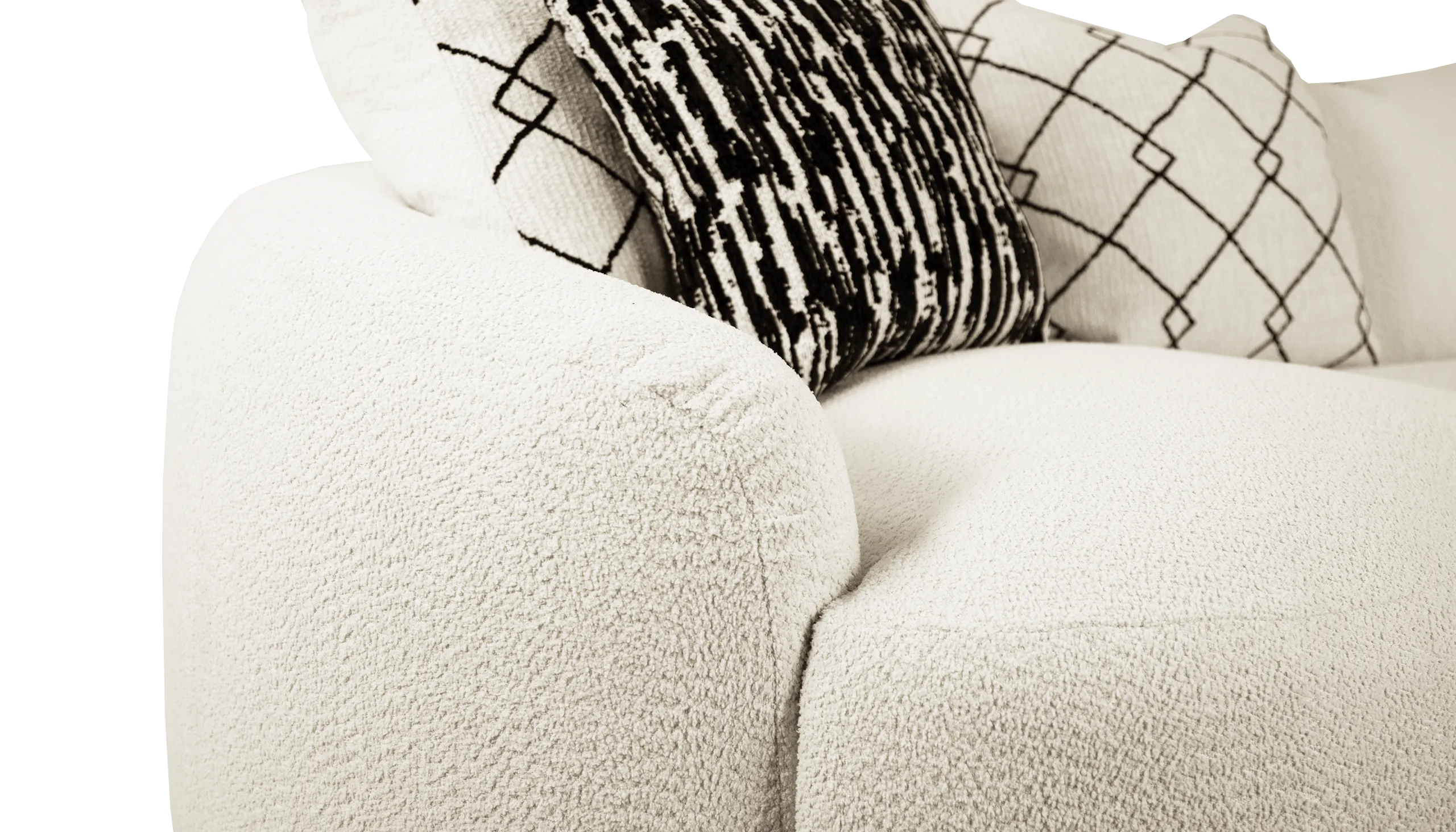 Bow Swivel Cuddler Sofa