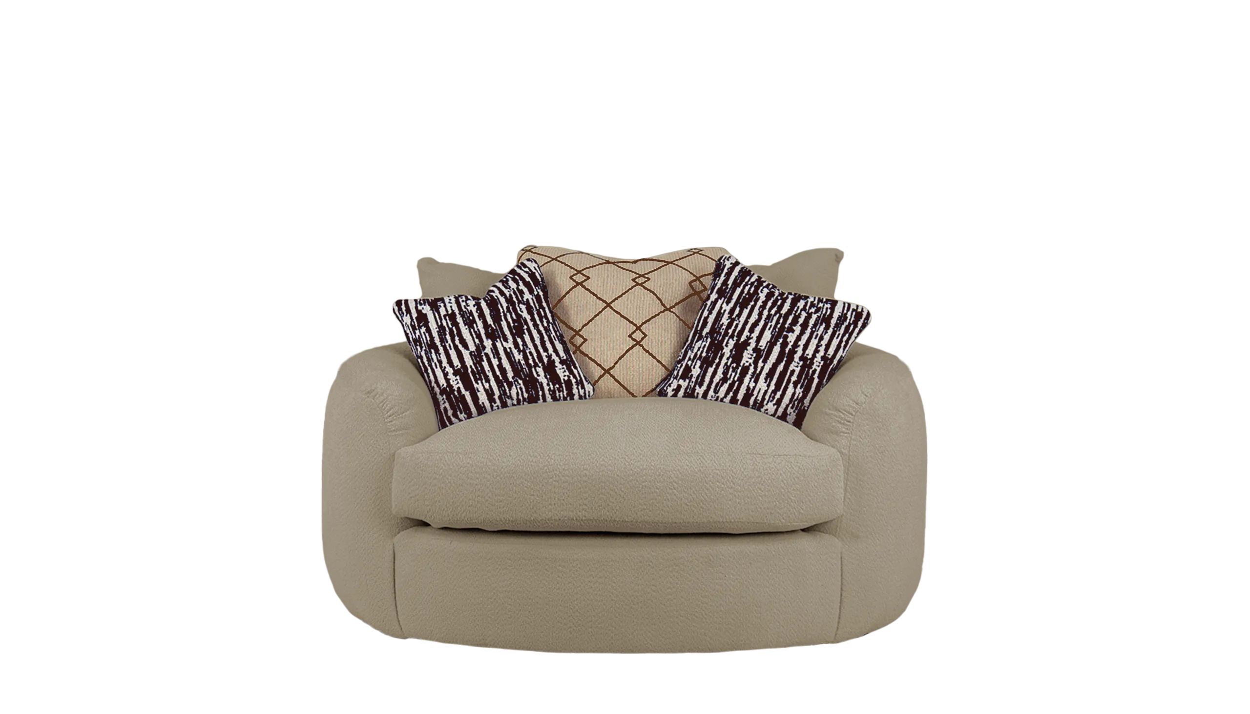 Bow Swivel Cuddler Sofa