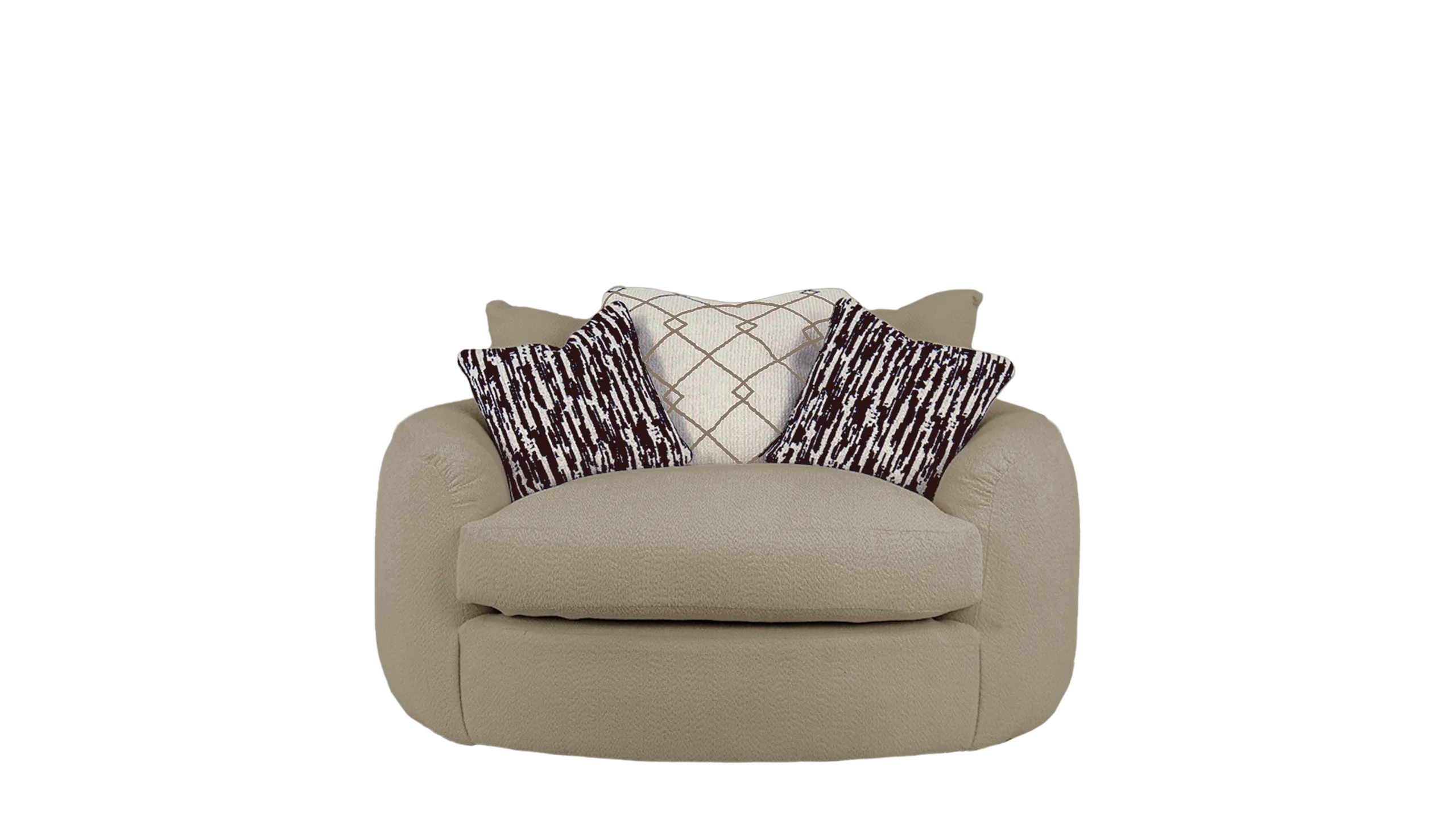 Bow Swivel Cuddler Sofa