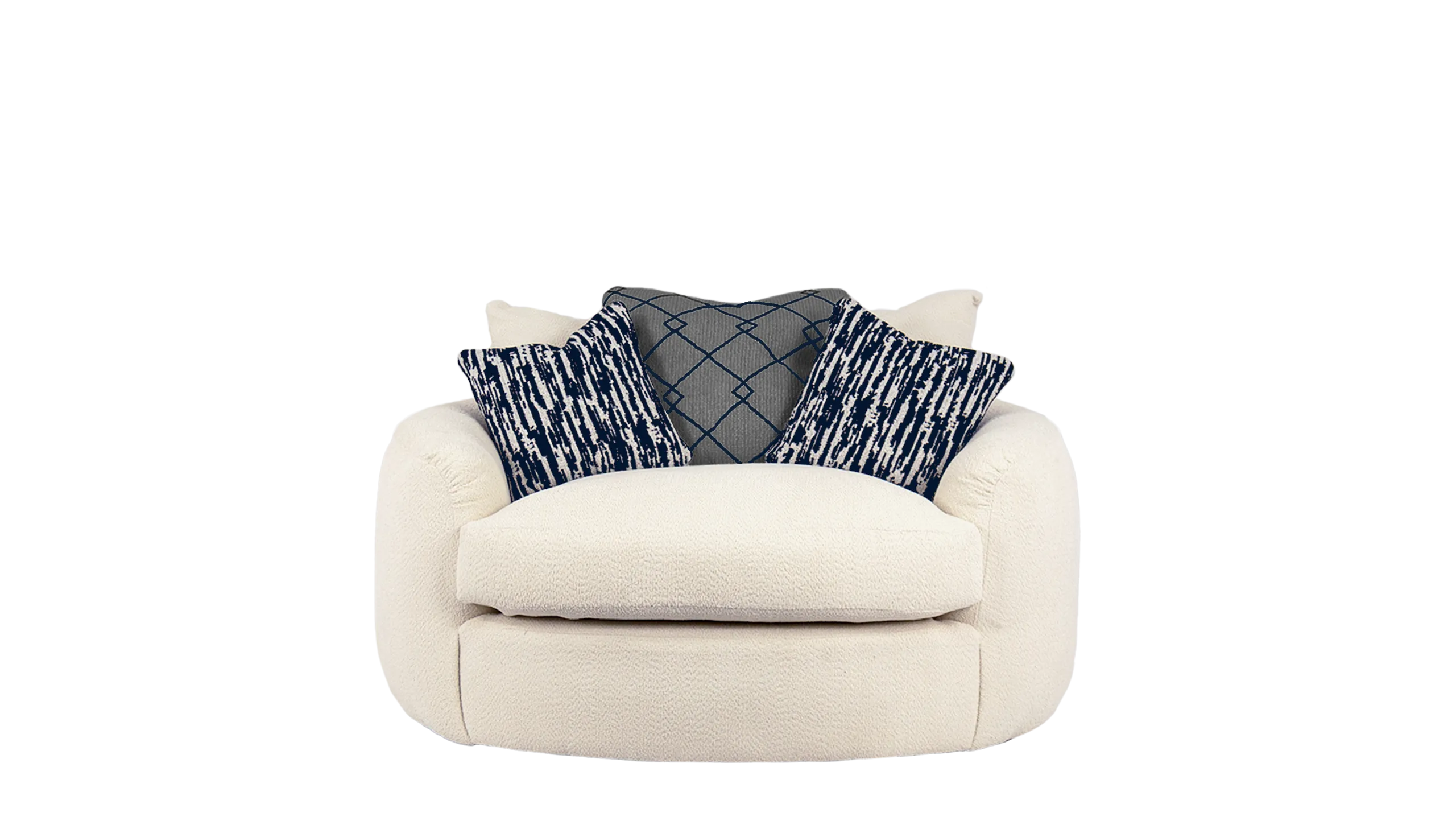 Bow Swivel Cuddler Sofa