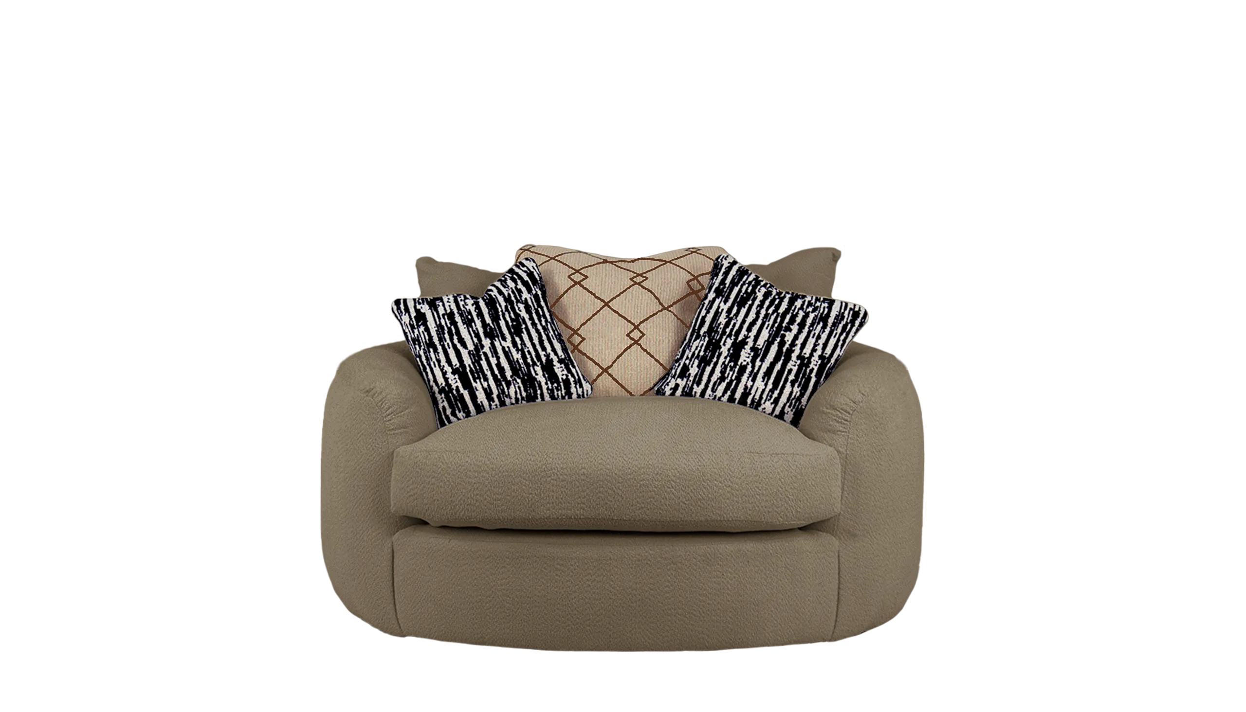 Bow Swivel Cuddler Sofa