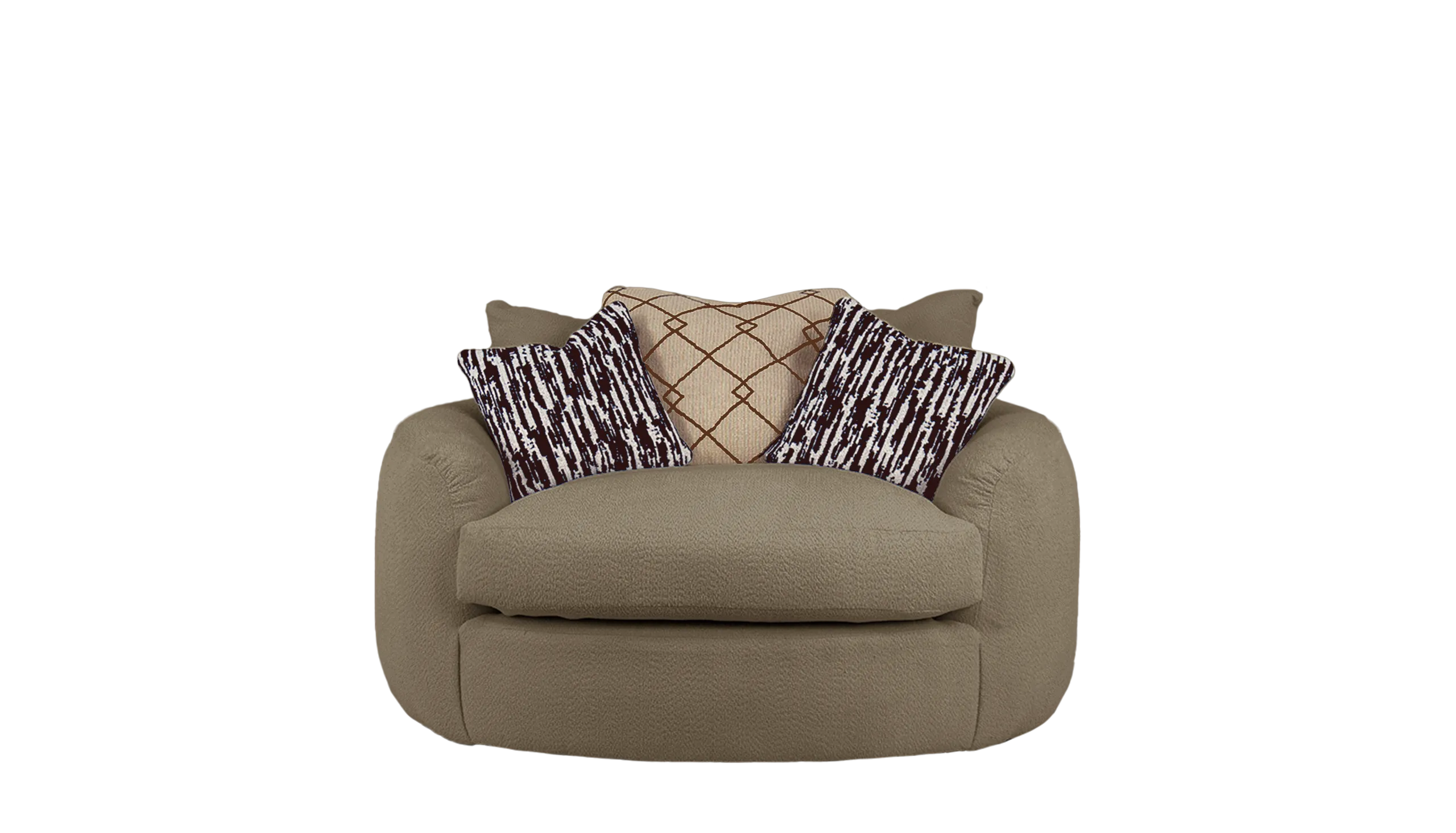 Bow Swivel Cuddler Sofa