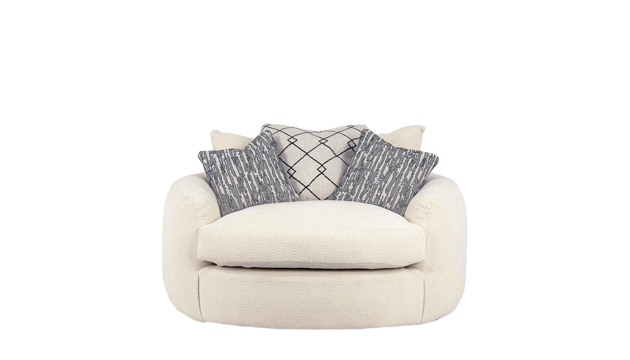 Bow Swivel Cuddler Sofa