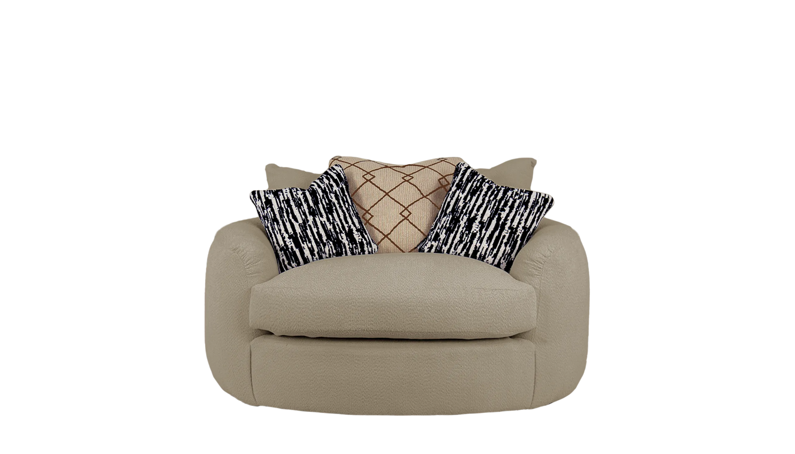 Bow Swivel Cuddler Sofa