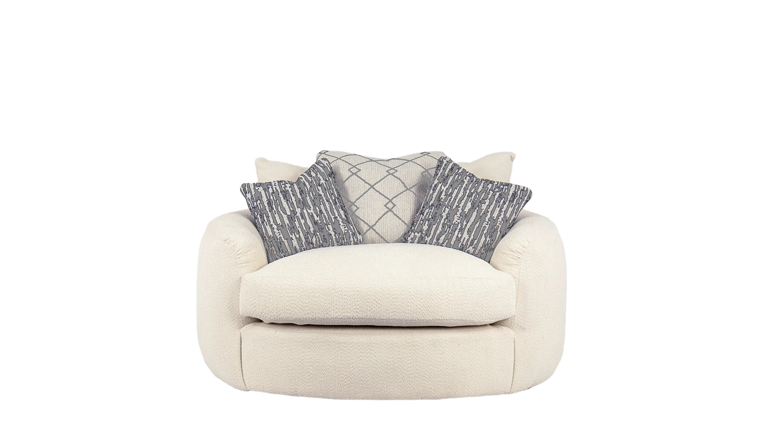 Bow Swivel Cuddler Sofa