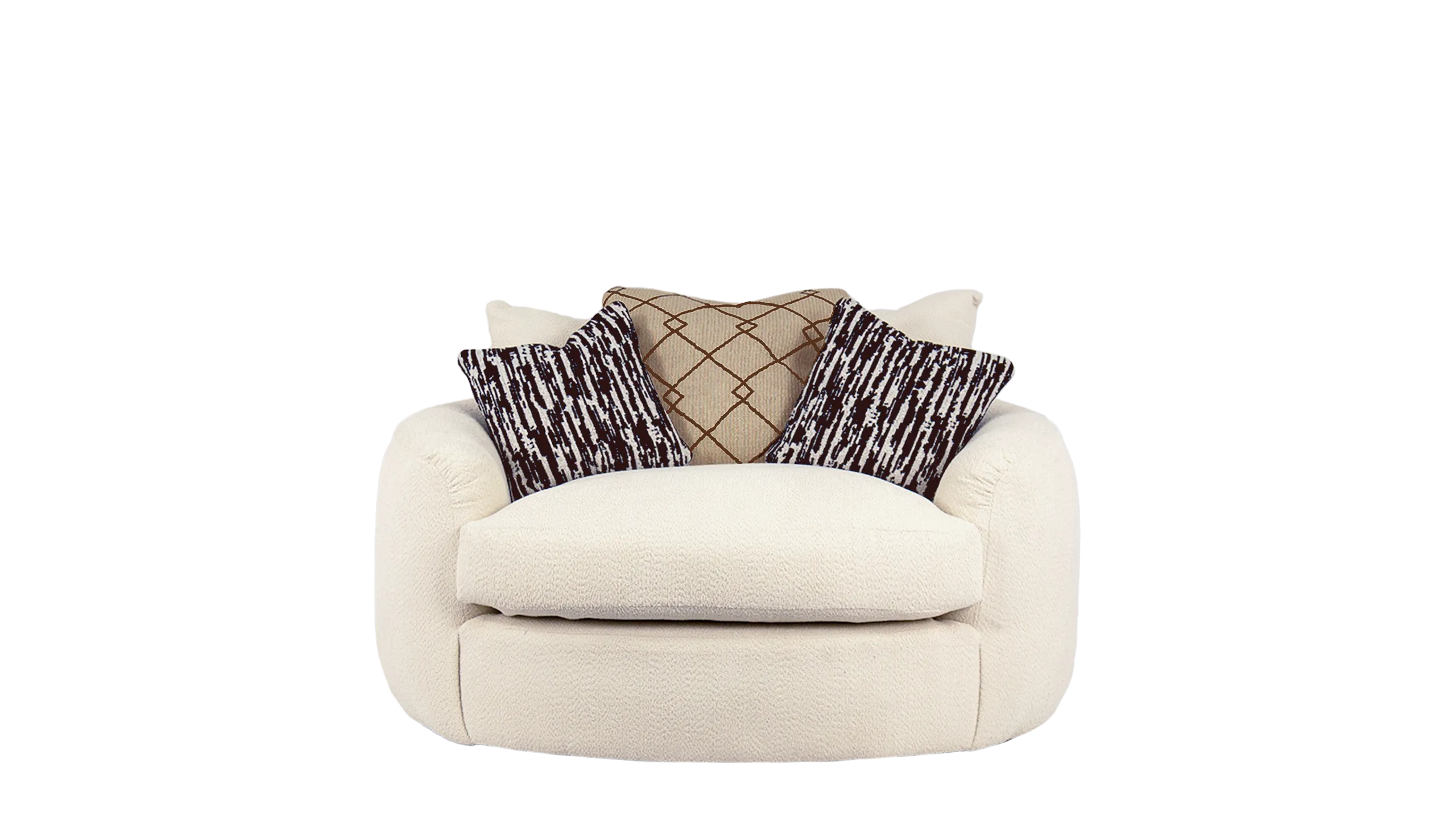 Bow Swivel Cuddler Sofa