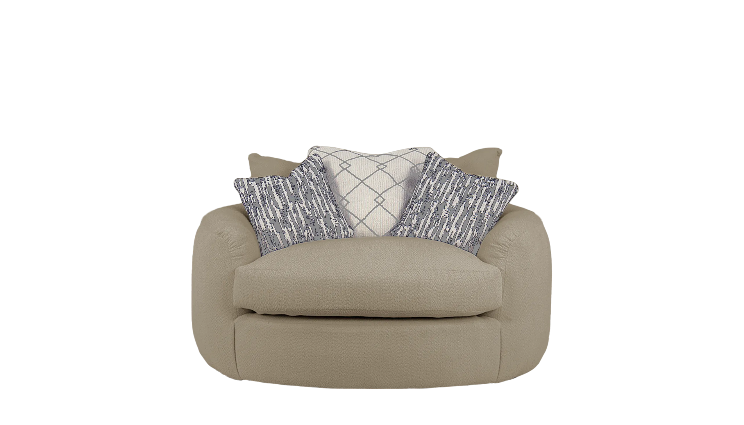 Bow Swivel Cuddler Sofa