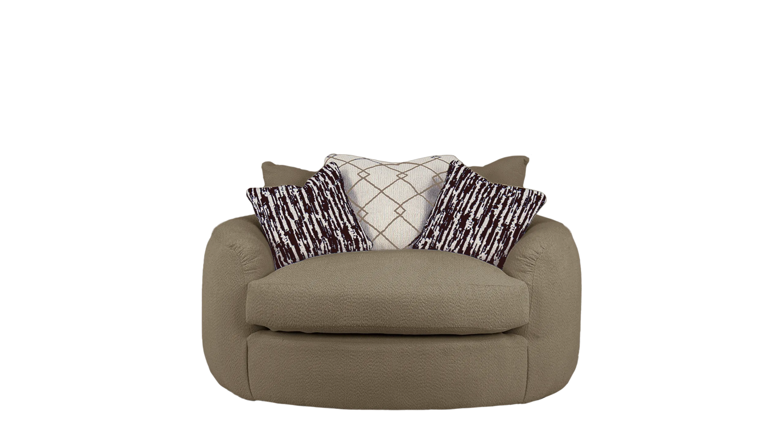 Bow Swivel Cuddler Sofa