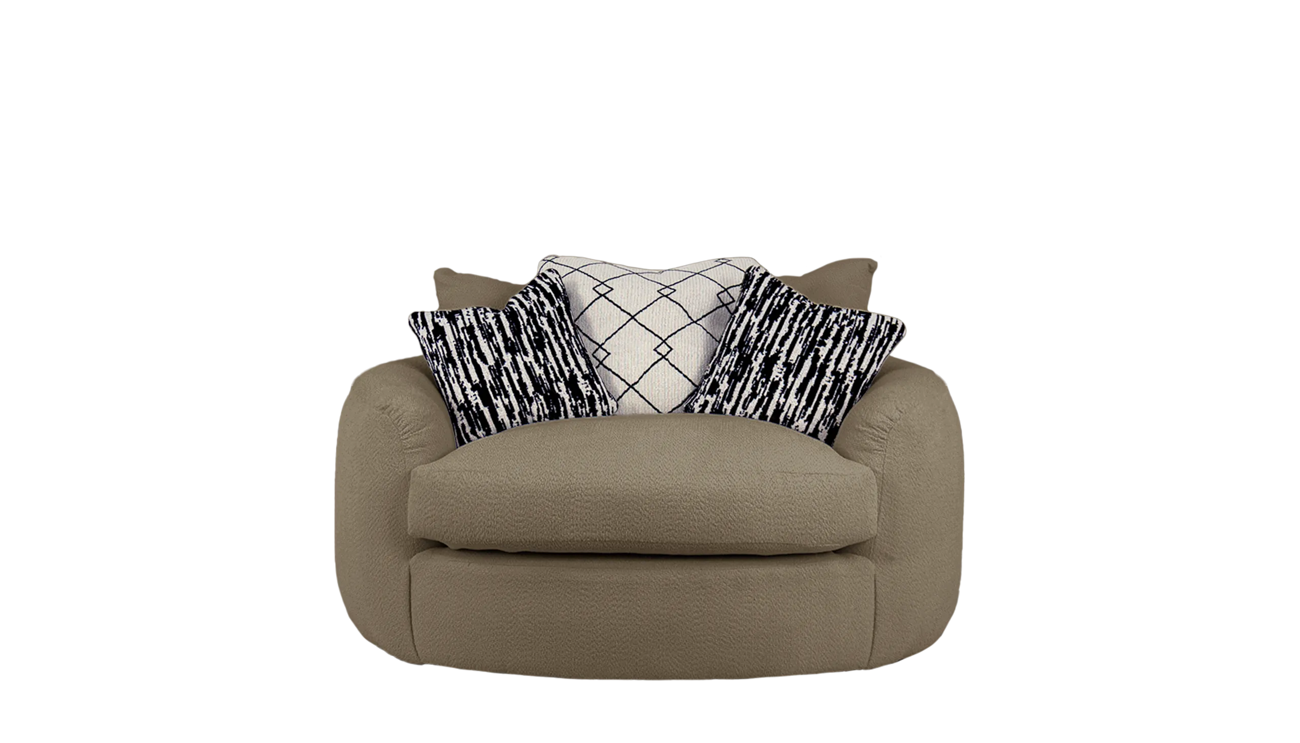 Bow Swivel Cuddler Sofa