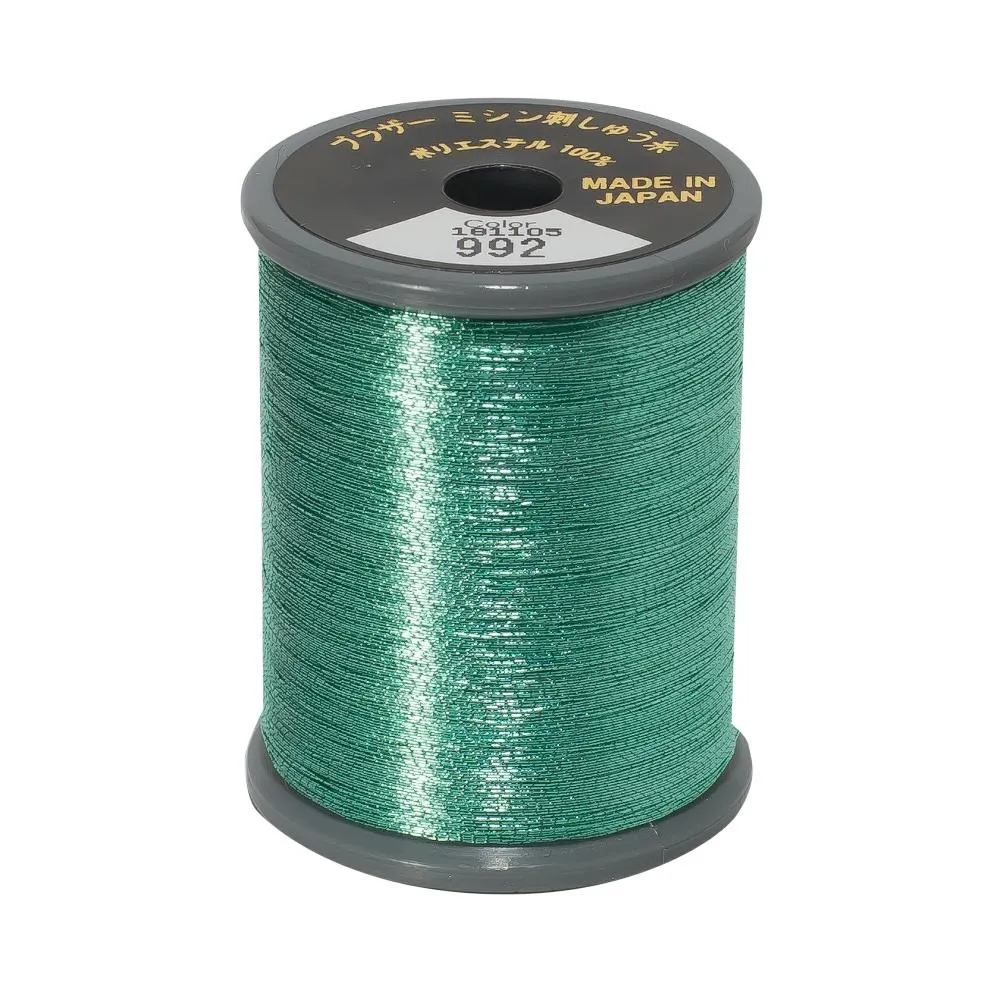 Brother Metallic Embroidery Thread Peppermint  992