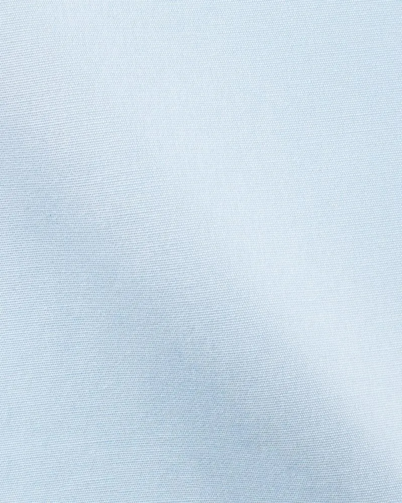 Canclini Piave Easy Plus Solid Blue Shirt 3206i.w010.0128.chi