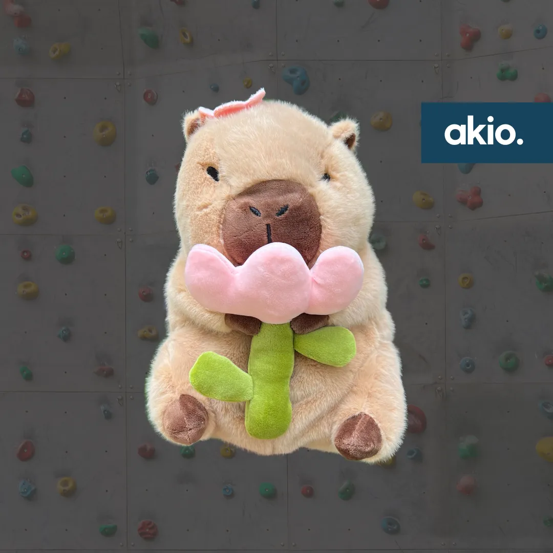 Capybara with Flower Chalk Bag