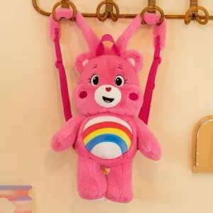 Care Bears Pink Plush Backpack