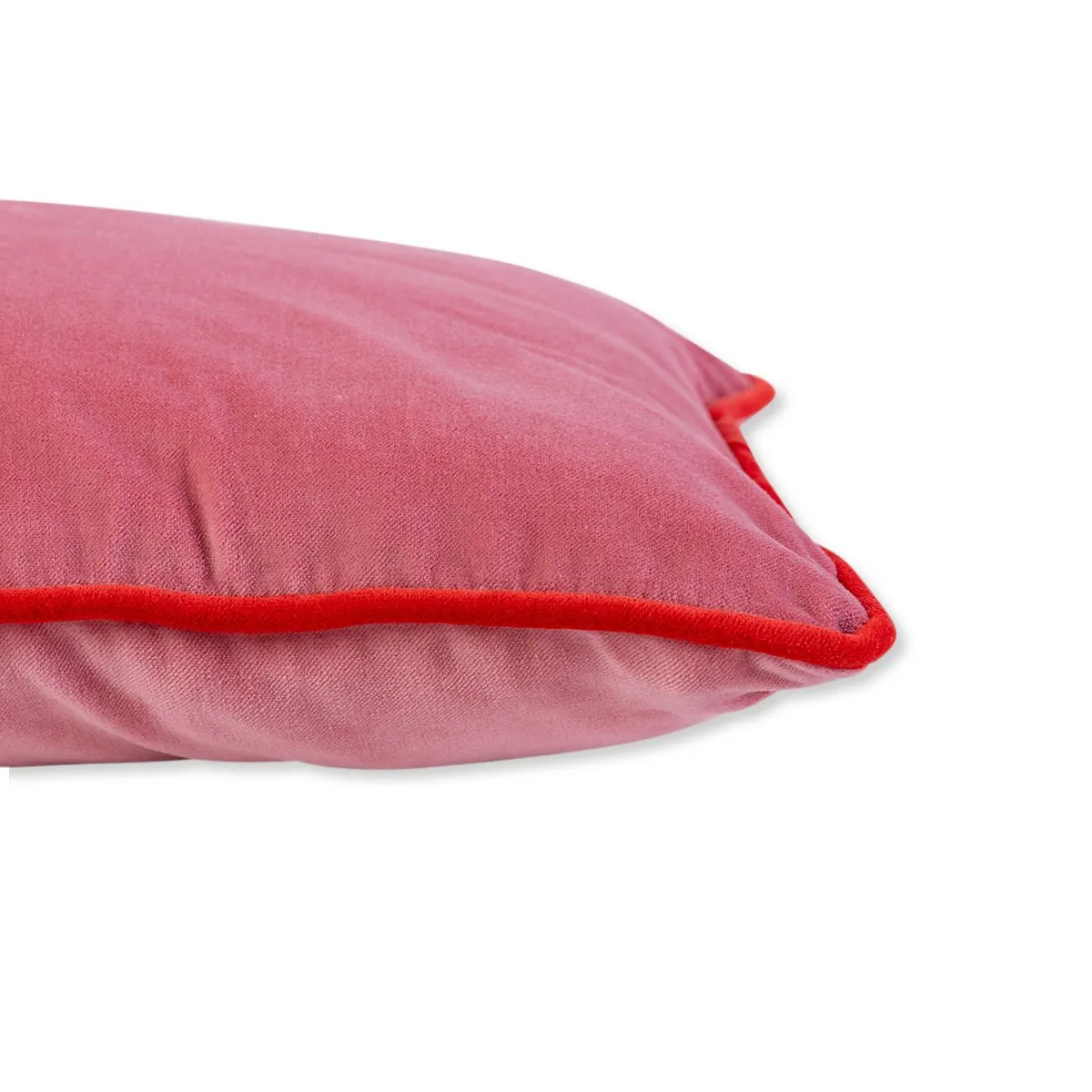 Charliss Velvet Lumbar Pillow | Light Pink   Cherry