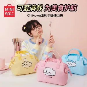 ChiiKawa X Miniso | ChiiKawa Hachiware Usagi Lunch Bag - Kawaii items Room Decoration